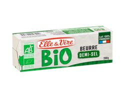Elle & Vire Beurre Bio Demi-Sel 200g