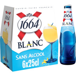 1664 Blanc Sans alcool - 6x25cl