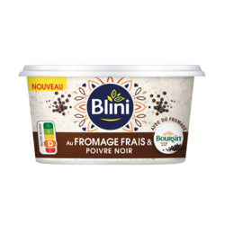 Tartinable fromager Blini x Boursin Poivre 150g