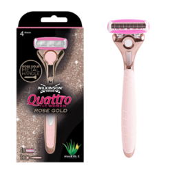Rasoir Quattro For Women Rose Gold +4 lames