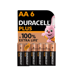 Duracell PLUS 100%  AA X6