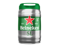 Heineken bière blonde Fût 5L 5°