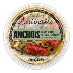 Anchois Olives vertes & Tomates séchées -120g