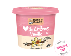 Cœur de crème vanille de Madagascar