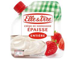 Crème épaisse entière Elle & Vire
