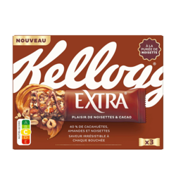 Barres Extra Plaisir de noisettes - 3x35g