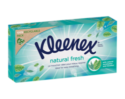 Kleenex® Mouchoirs Natural Fresh Boîte x72 