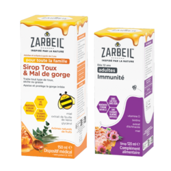 Sirop toux et Sirop immunité adultes