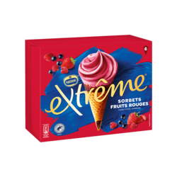 Sorbets fruits rouges x6 438gr