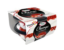 Champs de Fruits Morceaux de fraise