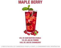 Le cocktail 100% canadien, frais et fruité