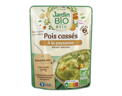 Pois cassés à la paysanne