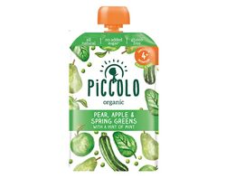 Spring Greens Pear & Apple Stage 1 -100g