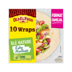 Wraps de blé nature x10 Old El Paso