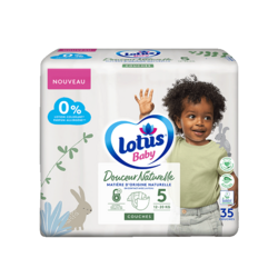 Couches Lotus Baby Douceur Naturelle T5x35