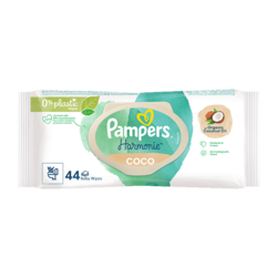Lingettes Pampers Harmonie Coco 0%
