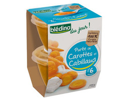 Purée de Carottes et Cabillaud - dès 6 mois