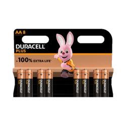 Duracell Plus 100%  AA X8