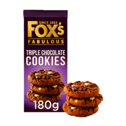 Fox's Biscuits Chunkie Triple Chocolate Cookies 180g