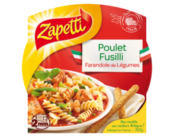 Poulet Fusilli Farandole de Légumes
