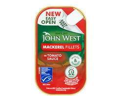 John West Easy Peel Mackerel Fillets