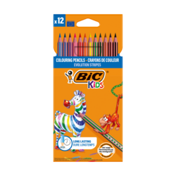 Etui 12 BIC® KIDS Stripes pack