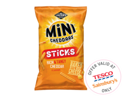 Sticks Tangy Cheese 150g