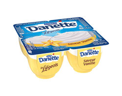 Danette le Liégeois Saveur Vanille