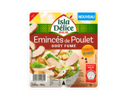 Émincés de poulet goût fumé