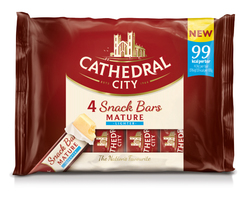 Lighter Mature Cheese Snack Bars 4x30g