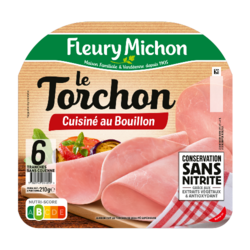 Le Torchon Cuisiné au Bouillon Conservation sans Nitrite 6TR