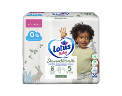 Couches Lotus Baby Douceur Naturelle T5x35