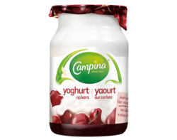 Yoghurt op Kers