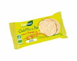 Galette riz nappée orange 100g