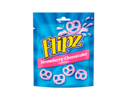 Strawberry Cheesecake Flavour Coated Pretzels 90g