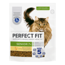 PERFECT FIT™ Cat Complete Dry Senior 7+ Chicken 750g