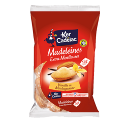 Madeleines Extra Moelleuses Vanille de Madagascar 600g
