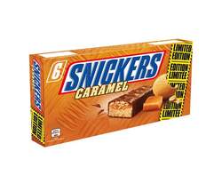 Boîte de 6 barres glacées Snickers Caramel