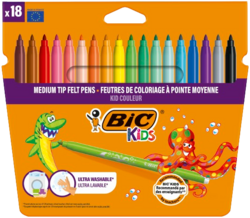 Etui 18 BIC® KIDS Kid Couleur Medium : assortie