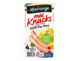 Mes Knacks 100% Pur Porc - 132g (x4)