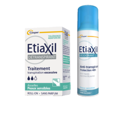 Anti-Transpirant Protection 48h Aérosol + Détranspirant Peaux Sensibles