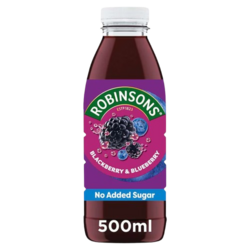 ROBINSONS READY TO DRINK BLACKBERRY AND BLUEBERRY 500ML