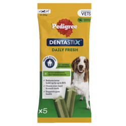 Daily Fresh Medium Dog Treats - 5 DENTASTIX™ chews