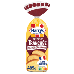 Brioche Tranchée Nature sans Additifs 485g