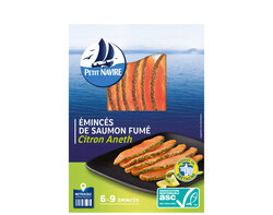 Emincés de Saumon fumé ASC Citron & Aneth