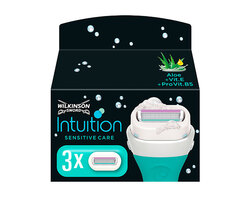 Intuition Sensitive Refill Blades x3