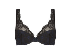 Tulle & Volupté (noir) - Soutien-gorge Demi-coques