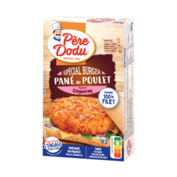 Panés de poulet spécial burger - panure oignons