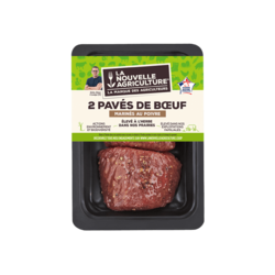 Pavés de bœuf marinés au poivre (2x125g)