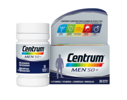 Centrum MultiVitamines Homme 50+, 30 comprimés